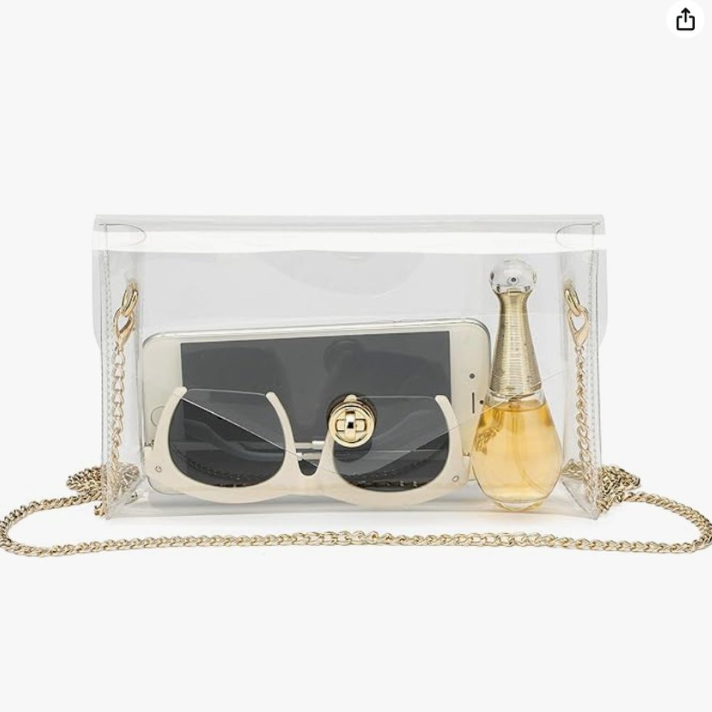 Clear crossbody bag for Sports Concert Stadium